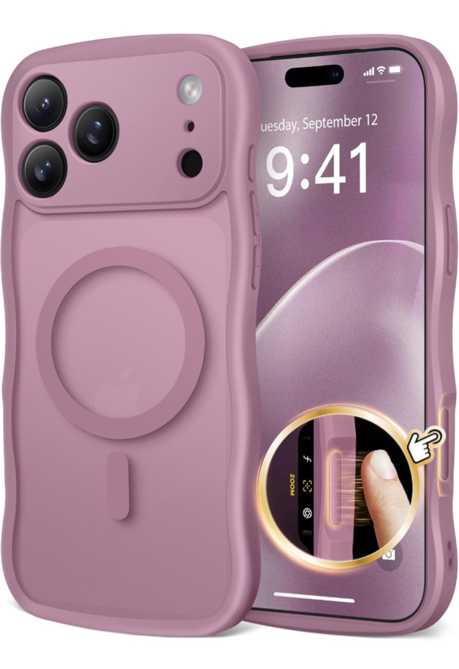Purple iPhone 17 Pro Case for Women, Compatible with MagSafe
